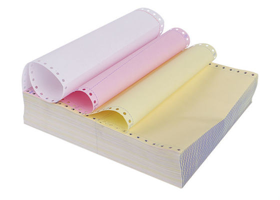Papel sin carbono de impresión de la parte 381mmx279m m de la capa dos de NCR 3