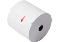 recibo termal Rolls de papel del cajero automático ISO9001 61gsm de los 75m 60g
