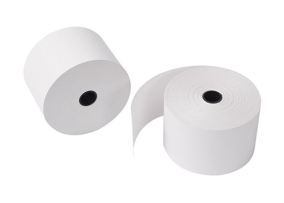 papel termal Rolls de la posición de la base 12m m plástica ISO9001 de 65g 57X40m m