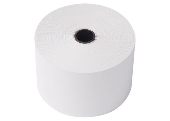 La base plástica madera pura de 3 pulgadas reduce 57m m x de papel termal Rolls impreso 40m m a pulpa