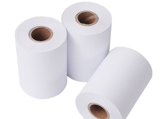 Recibo termal superficial liso echado a un lado doble Rolls del SGS de la capa